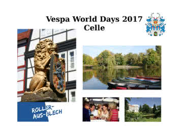 Vespa World Days 2017 Veranstaltungsort Celle